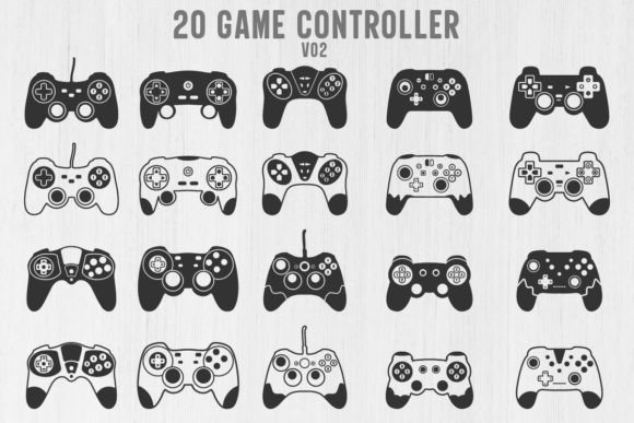 Download Game Controller SVG, Gaming Silhouettes - Silhouette Collection